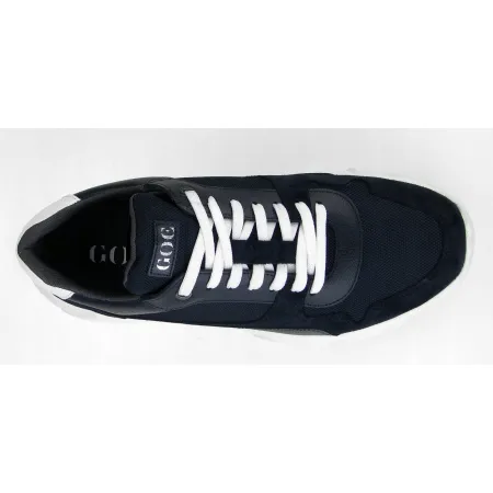 Buty męskie GOE miejskie SNEAKERSY sportowe wygodne skórzane FF1N3006 43