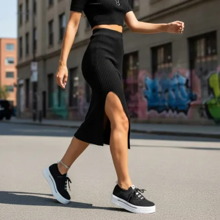 Buty damskie siatkowe GOE lekkie miejskie trampki przewiewne JJ2N4166 40