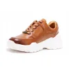 Buty skórzane męskie GOE eleganckie wizytowe sneakersy miejskie GG1N3016 43