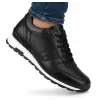 Buty męskie półbuty GOE skórzane eleganckie GG1N3084 czarne ze skóry 44