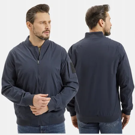 KURTKA męska wiosenna BOMBERKA bez kaptura 40312 przejściowa CROSS JEANS XL