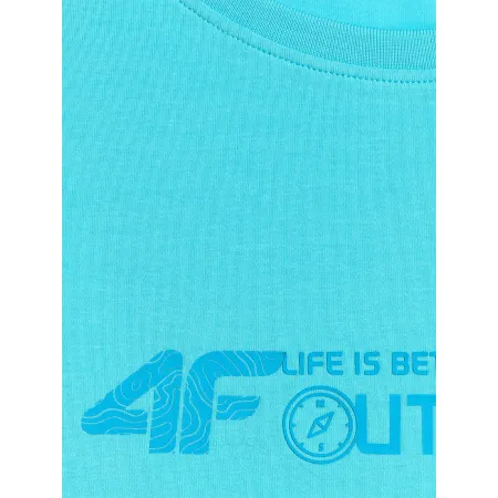KOSZULKA damska tshirt damski 4F z krótkim rękawem bawełna TTSHF2774 M