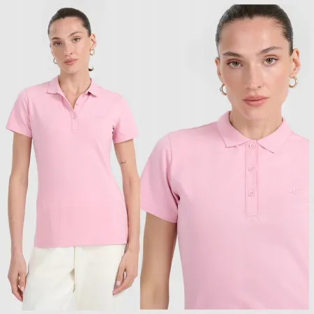 Koszulka POLO 4F damska T-SHIRT z krótkim rekawem TSF365 bawełniana XXL