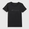 KOSZULKA damska tshirt damski 4F z krótkim rękawem bawełna TTSHF2774 L