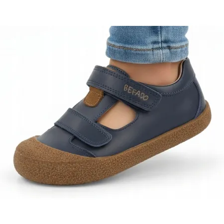 BEFADO buty DZIECIĘCE BAREFOOT skórzane do przedszkola na rzepy 26
