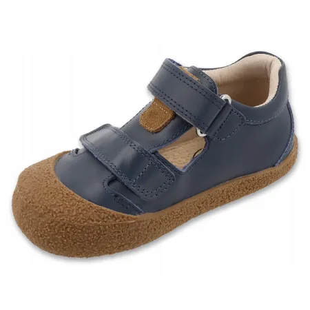 BEFADO buty DZIECIĘCE BAREFOOT skórzane do przedszkola na rzepy 24