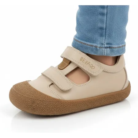 BEFADO buty DZIECIĘCE BAREFOOT skórzane do przedszkola na rzepy 005X003 26