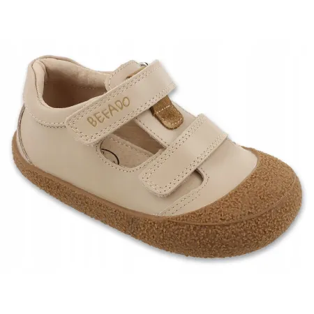 BEFADO buty DZIECIĘCE BAREFOOT skórzane do przedszkola na rzepy 005X003 27