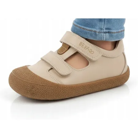 BEFADO buty DZIECIĘCE BAREFOOT skórzane do przedszkola na rzepy 005X003 28