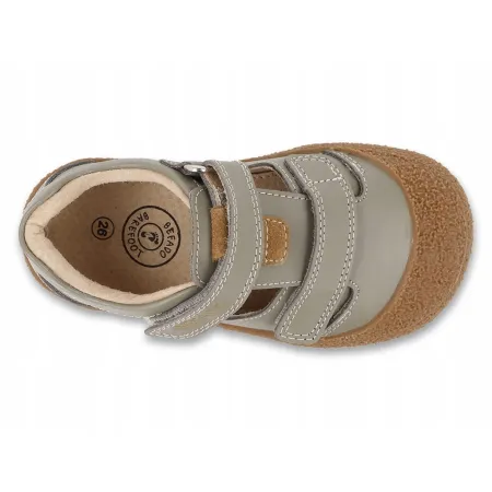 BEFADO buty DZIECIĘCE BAREFOOT skórzane do przedszkola na rzepy 005X002 30