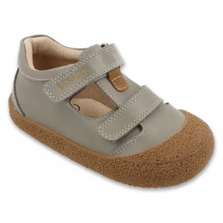 BEFADO buty DZIECIĘCE BAREFOOT skórzane do przedszkola na rzepy 005X002 27