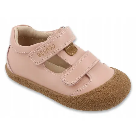 BEFADO buty DZIECIĘCE BAREFOOT skórzane do przedszkola na rzepy 005X001 27