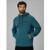 BLUZA męska z KAPTUREM 4F dresowa KANGURKA sportowa TSWSM2133 morska L
