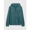 BLUZA męska z KAPTUREM 4F dresowa KANGURKA sportowa TSWSM2133 morska L