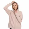 BLUZA damska z KAPTUREM 4F dresowa ROZPINANA sportowa TSWSF2205 bawełna S