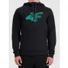 BLUZA męska z KAPTUREM 4F dresowa KANGURKA sportowa TSWSM2241 czarna S