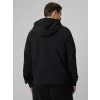 BLUZA męska z KAPTUREM 4F dresowa KANGURKA sportowa TSWSM2241 czarna 3XL