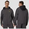 BLUZA męska z KAPTUREM 4F dresowa ROZPINANA sportowa TSWSM2130 szara S