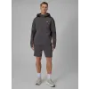 BLUZA męska z KAPTUREM 4F dresowa ROZPINANA sportowa TSWSM2130 szara S