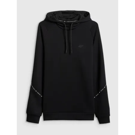 BLUZA męska z KAPTUREM 4F dresowa KANGURKA sportowa TSWSM2238 czarna 3XL