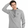 BLUZA męska z KAPTUREM 4F dresowa KANGURKA sportowa TSWSM2238 szara XXL