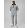 BLUZA męska z KAPTUREM 4F dresowa KANGURKA sportowa TSWSM2238 szara S