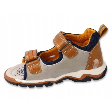 SANDAŁY DZIECIĘCE buty BEFADO skórzana wkładka 170P099 na rzepy 24