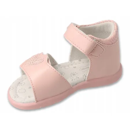 SANDAŁY DZIECIĘCE buty BEFADO skórzana wkładka 170P119 na rzepy 25