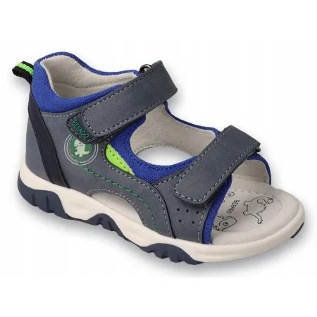 SANDAŁY DZIECIĘCE buty BEFADO skórzana wkładka 170P121 na rzepy 25