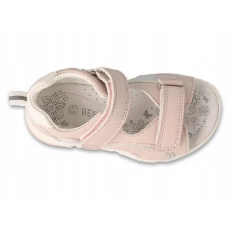 SANDAŁY DZIECIĘCE buty BEFADO skórzana wkładka 170P108 na rzepy 25