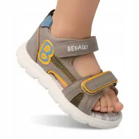 SANDAŁY DZIECIĘCE buty BEFADO skórzana wkładka 170X111 na rzepy 28