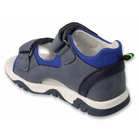 SANDAŁY DZIECIĘCE buty BEFADO skórzana wkładka 170P121 na rzepy 23