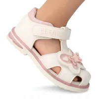 SANDAŁY DZIECIĘCE buty BEFADO skórzana wkładka 170P117 na rzepy 23