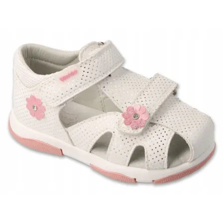 SANDAŁY DZIECIĘCE buty BEFADO skórzana wkładka 170P105 na rzepy 25