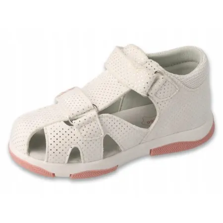 SANDAŁY DZIECIĘCE buty BEFADO skórzana wkładka 170P105 na rzepy 25