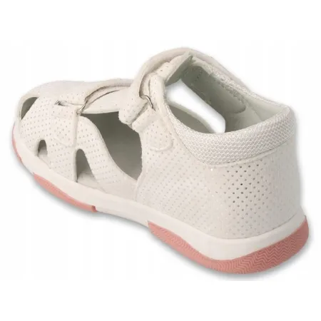SANDAŁY DZIECIĘCE buty BEFADO skórzana wkładka 170P105 na rzepy 25