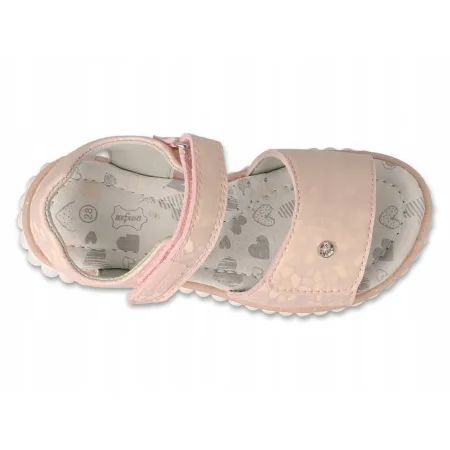 SANDAŁY DZIECIĘCE buty BEFADO skórzana wkładka 170X110 na rzepy 27