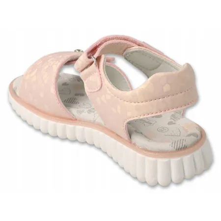 SANDAŁY DZIECIĘCE buty BEFADO skórzana wkładka 170X110 na rzepy 27