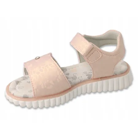 SANDAŁY DZIECIĘCE buty BEFADO skórzana wkładka 170X110 na rzepy 29