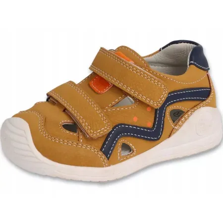 SANDAŁY DZIECIĘCE buty BEFADO skórzana wkładka 170P084 na rzepy 25
