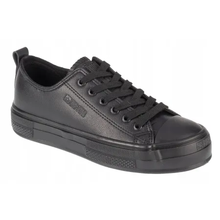 TRAMPKI damskie buty tenisówki BIG STAR na platformie czarne NN274859 38
