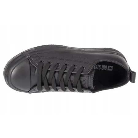 TRAMPKI damskie buty tenisówki BIG STAR na platformie czarne NN274859 37