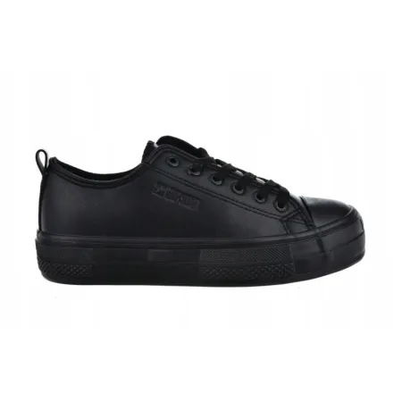 TRAMPKI damskie buty tenisówki BIG STAR na platformie czarne NN274859 37