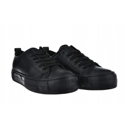 TRAMPKI damskie buty tenisówki BIG STAR na platformie czarne NN274859 37