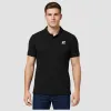 Koszulka męska POLO z krótkim rękawem LOTTO T-shirt męski 19-4006 czarny S