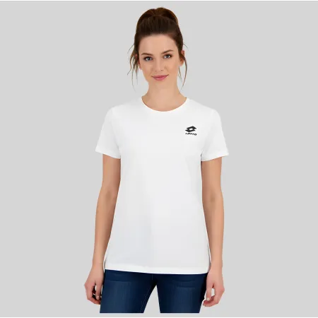 Koszulka damska T-shirt z krótkim rękawem LOTTO tshirt 1124012 biała L