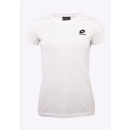 Koszulka damska T-shirt z krótkim rękawem LOTTO tshirt 1124012 biała L