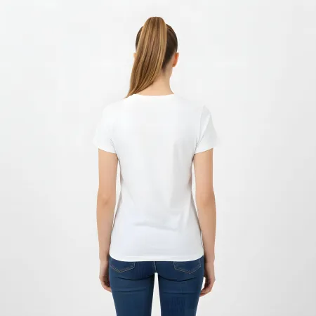 Koszulka damska T-shirt z krótkim rękawem LOTTO tshirt 1124012 biała L