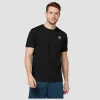 Koszulka męska T-shirt z krótkim rękawem LOTTO tshirt 1124001 czarna XXL