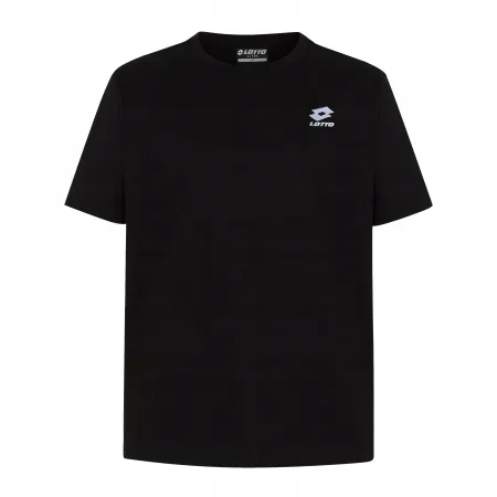 Koszulka męska T-shirt z krótkim rękawem LOTTO tshirt 1124001 czarna XXL